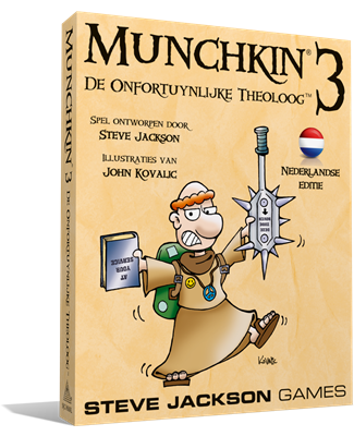 Munchkin 3 nl - de onfortuinlijke teoloog