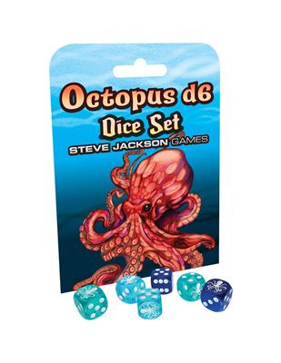 Bläckfisk tärningar set D6