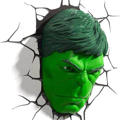 Marvel 3D LED Light Hulk Face 3D