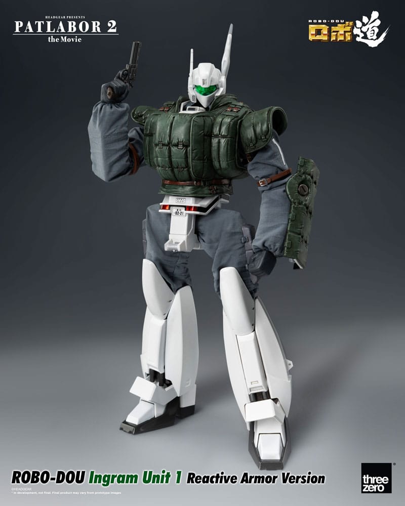 Patlabor 2: de film Robo-Dou-actie Figuur Ingram Unit 1 Reactive Armor versie 23 cm
