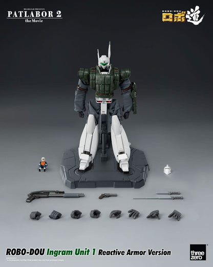 Patlabor 2: de film Robo-Dou-actie Figuur Ingram Unit 1 Reactive Armor versie 23 cm
