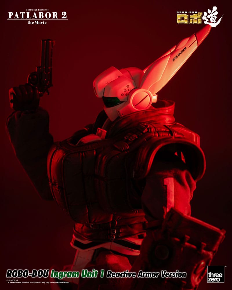 Patlabor 2: de film Robo-Dou-actie Figuur Ingram Unit 1 Reactive Armor versie 23 cm