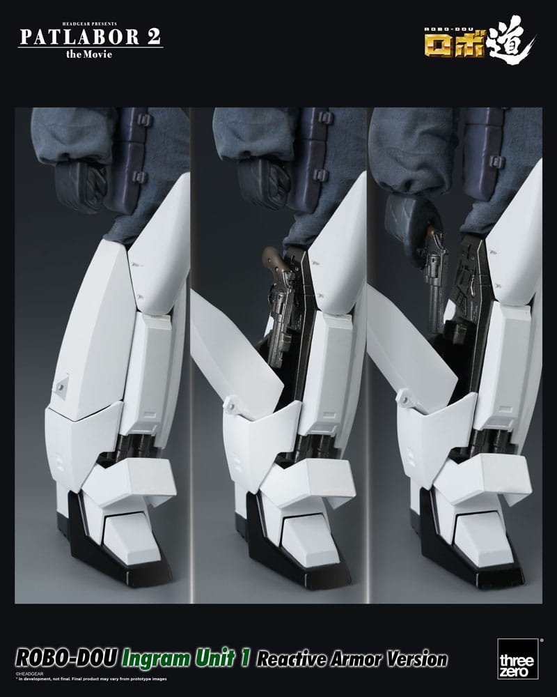 Patlabor 2: de film Robo-Dou-actie Figuur Ingram Unit 1 Reactive Armor versie 23 cm