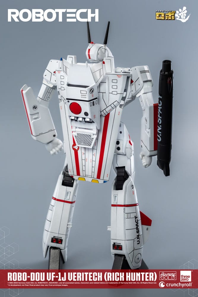 Robotech aksiyon figürü Robo-Dou VF-1J Veritech (Rick Hunter) 20 cm
