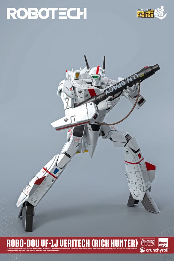 Robotech aksiyon figürü Robo-Dou VF-1J Veritech (Rick Hunter) 20 cm