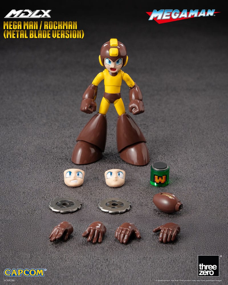 Mega Man MDLX Aksiyon Figürü Mega Man / Rockman (Metal Blade Versiyonu) 10 cm