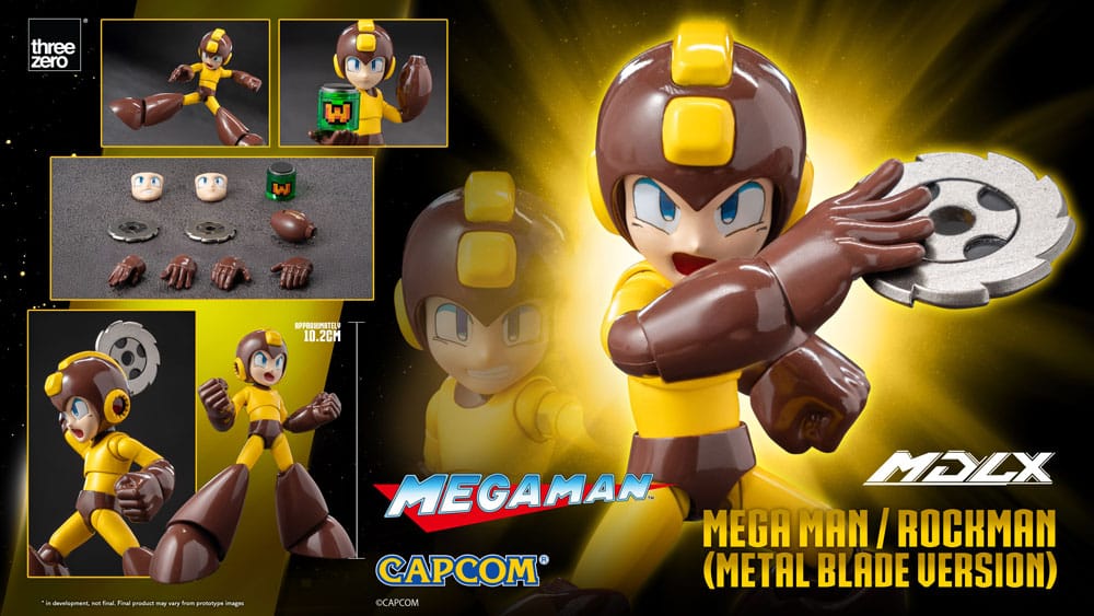 Mega Man MDLX Aksiyon Figürü Mega Man / Rockman (Metal Blade Versiyonu) 10 cm