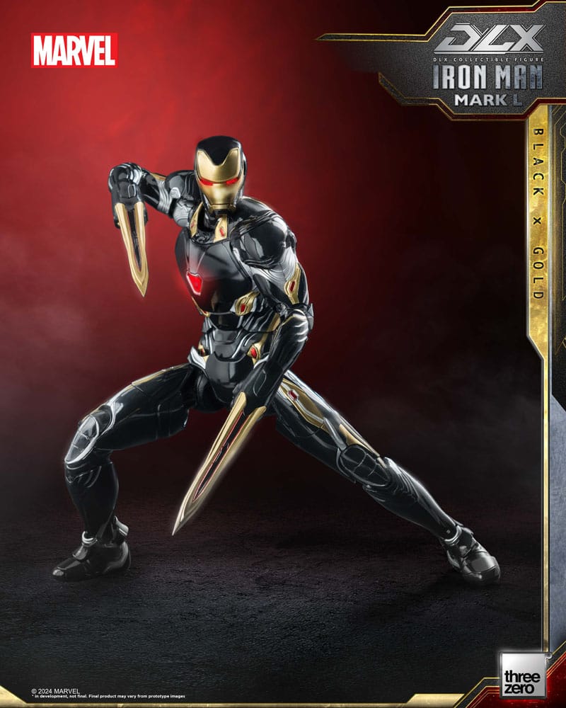 Infinity Saga DLX Action Figure 1/12 Iron Man Mark 50 (Black X Gold) 17 cm