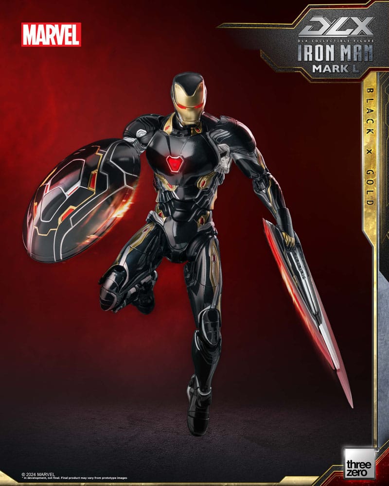 Infinity Saga DLX Action Figure 1/12 Iron Man Mark 50 (Black X Gold) 17 cm