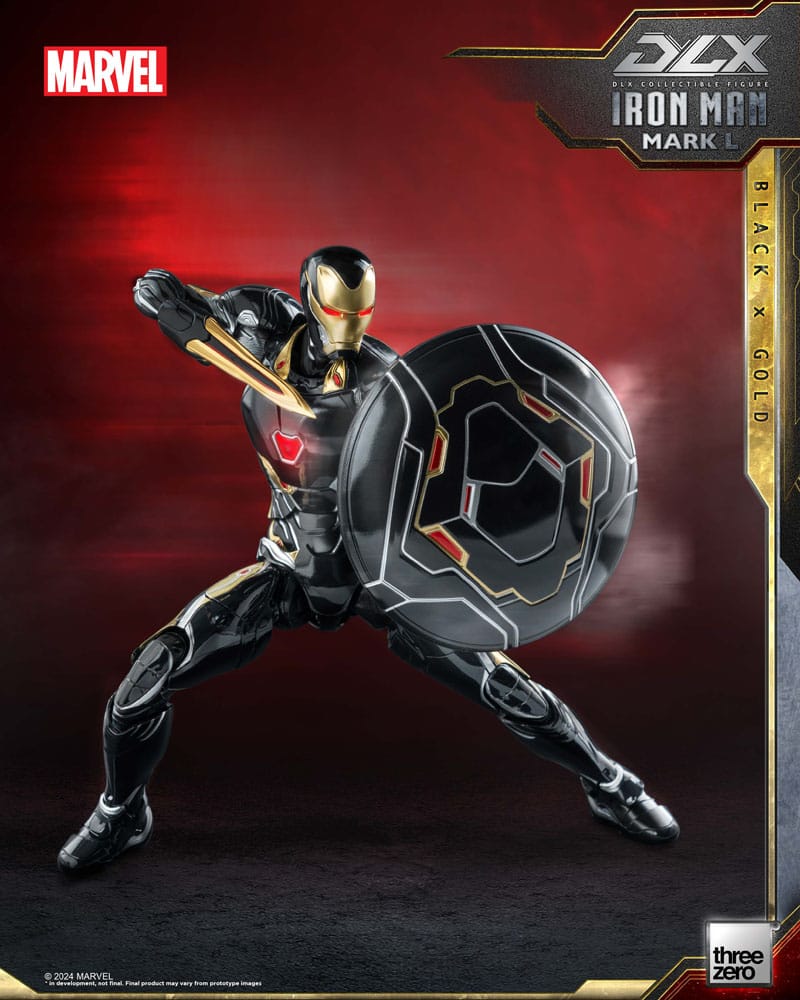 Infinity Saga DLX Action Figure 1/12 Iron Man Mark 50 (Black X Gold) 17 cm