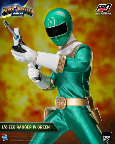 Power Rangers Zeo Figzero Acción Figura 1/6 Ranger IV Verde 30 cm