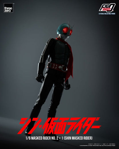 Kamen jahač Figzero Akcija Slika 1/6 Maskirani jahač br.2+1 (Shin Masked Rider) 32 cm