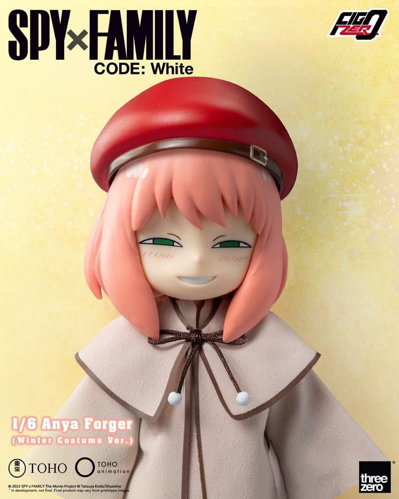 SPY X OBITELJI KOD: Bijela Figzero Action Slika 1/6 Anya Forger Zimski kostim ver. 17 cm