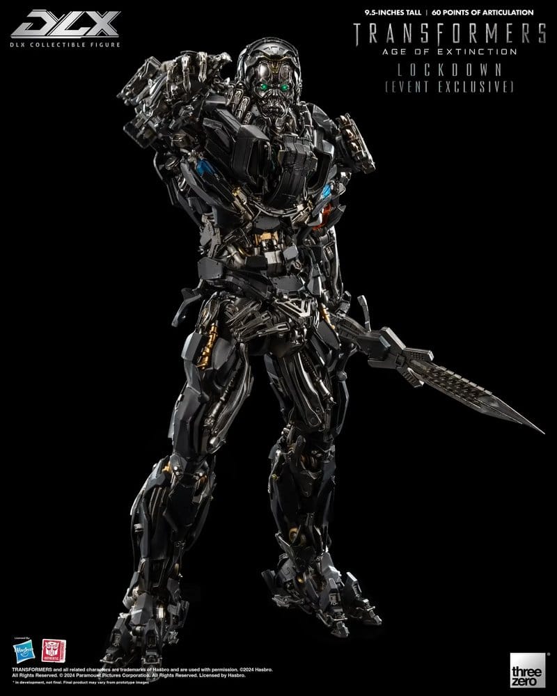 Transformers: Age of Extinction DLX Action Figure 1/6 Lockdown 24 cm heo Esclusivo