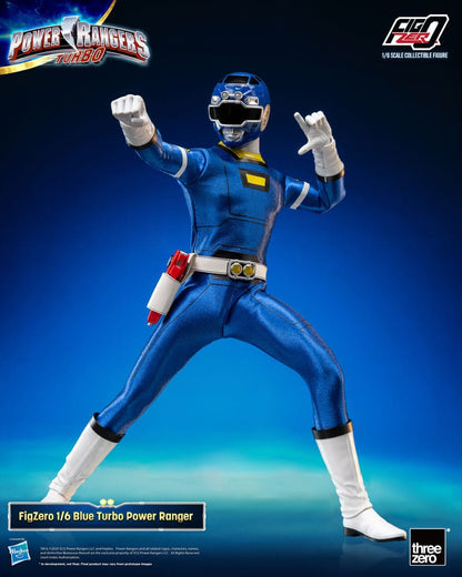 Power Rangers Turbo FigZero Actie Afbeelding 1/6 Blue Turbo Power Ranger 30 cm