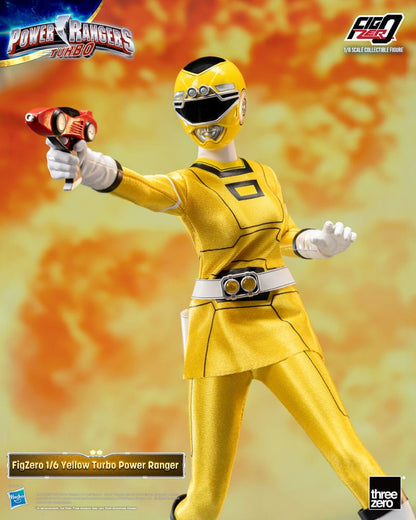 Power Rangers Turbo Figzero Action Bild 1/6 Gul Turbo Power Ranger 30 cm