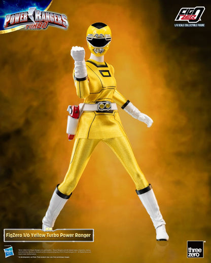 Power Rangers Turbo Figzero Action Bild 1/6 Gul Turbo Power Ranger 30 cm