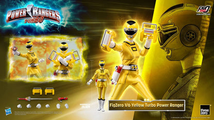 Power Rangers Turbo Figzero Action Bild 1/6 Gul Turbo Power Ranger 30 cm