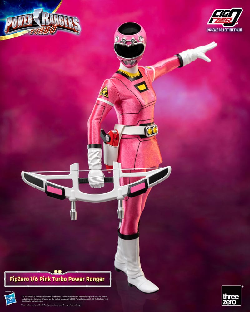 Power Rangers Turbo Figzero Action Bild 1/6 Pink Turbo Power Ranger 30 cm