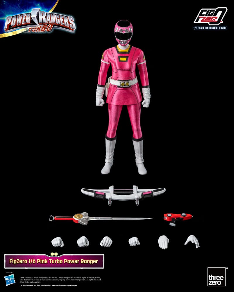 Power Rangers Turbo Figzero Action Figura 1/6 Pink Turbo Power Ranger 30 cm