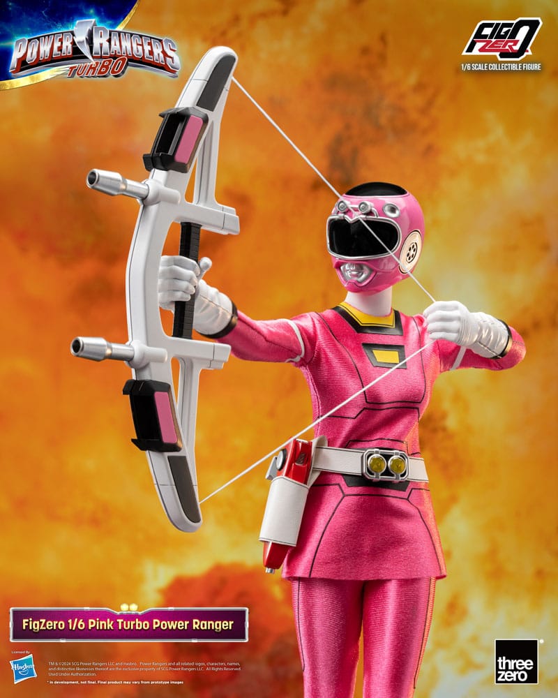 Power Rangers Turbo Figzero Action Bild 1/6 Pink Turbo Power Ranger 30 cm