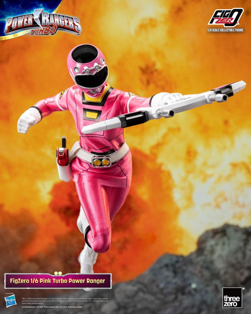 Power Rangers Turbo Figzero Action Figura 1/6 Pink Turbo Power Ranger 30 cm