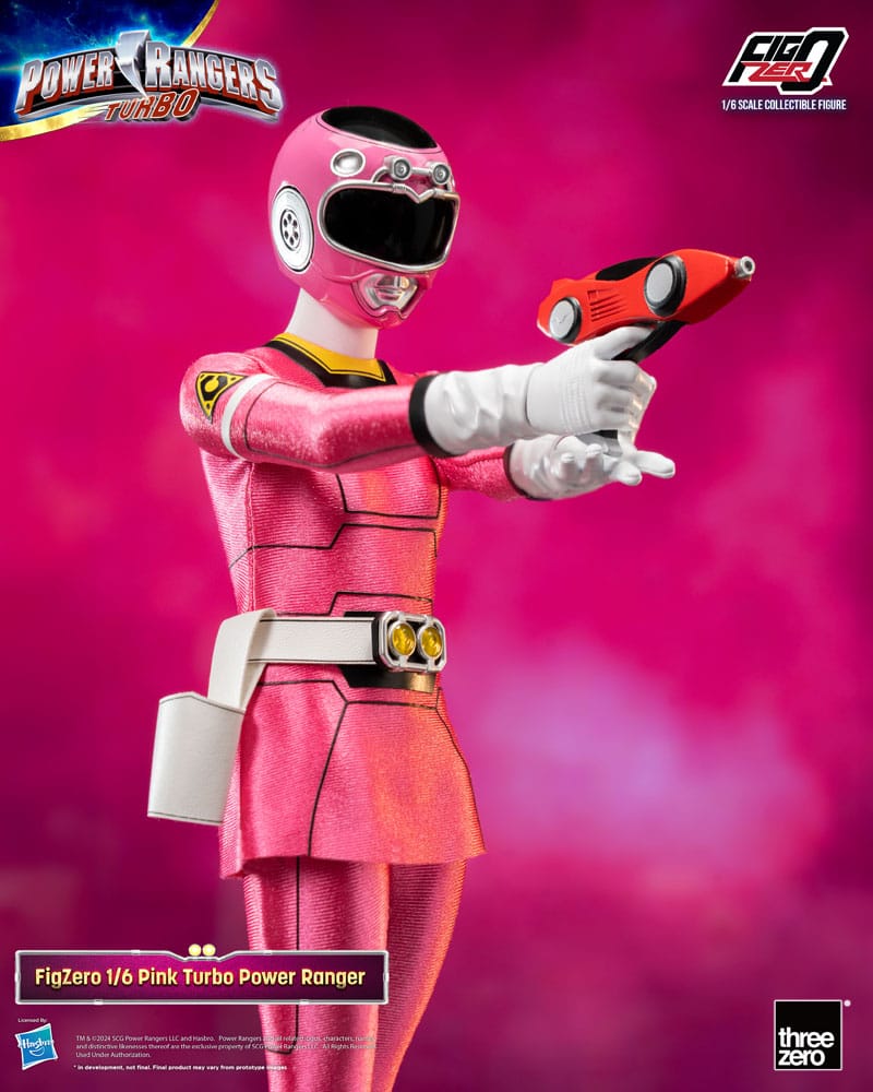 Power Rangers Turbo Figzero Action Bild 1/6 Pink Turbo Power Ranger 30 cm