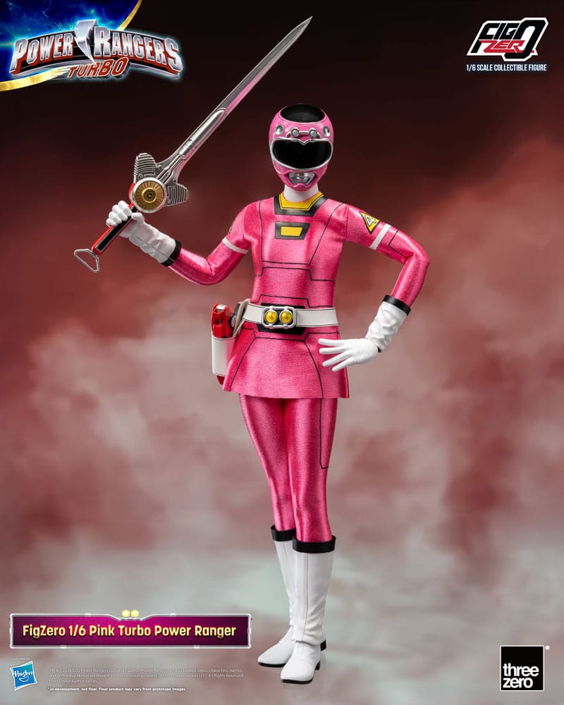 Power Rangers Turbo Figzero Action Bild 1/6 Pink Turbo Power Ranger 30 cm