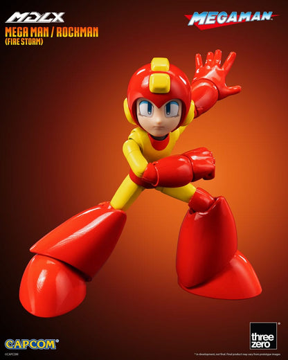 Mega Man MDLX Aksiyon Figürü Mega Man / Rockman (Ateş Fırtınası) 10 cm