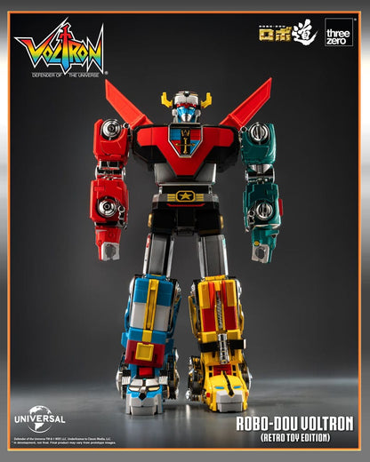 Voltron: Defender of the Universe Robo-Dou akcijska figurica Voltron Retro Toy Edition 27 cm