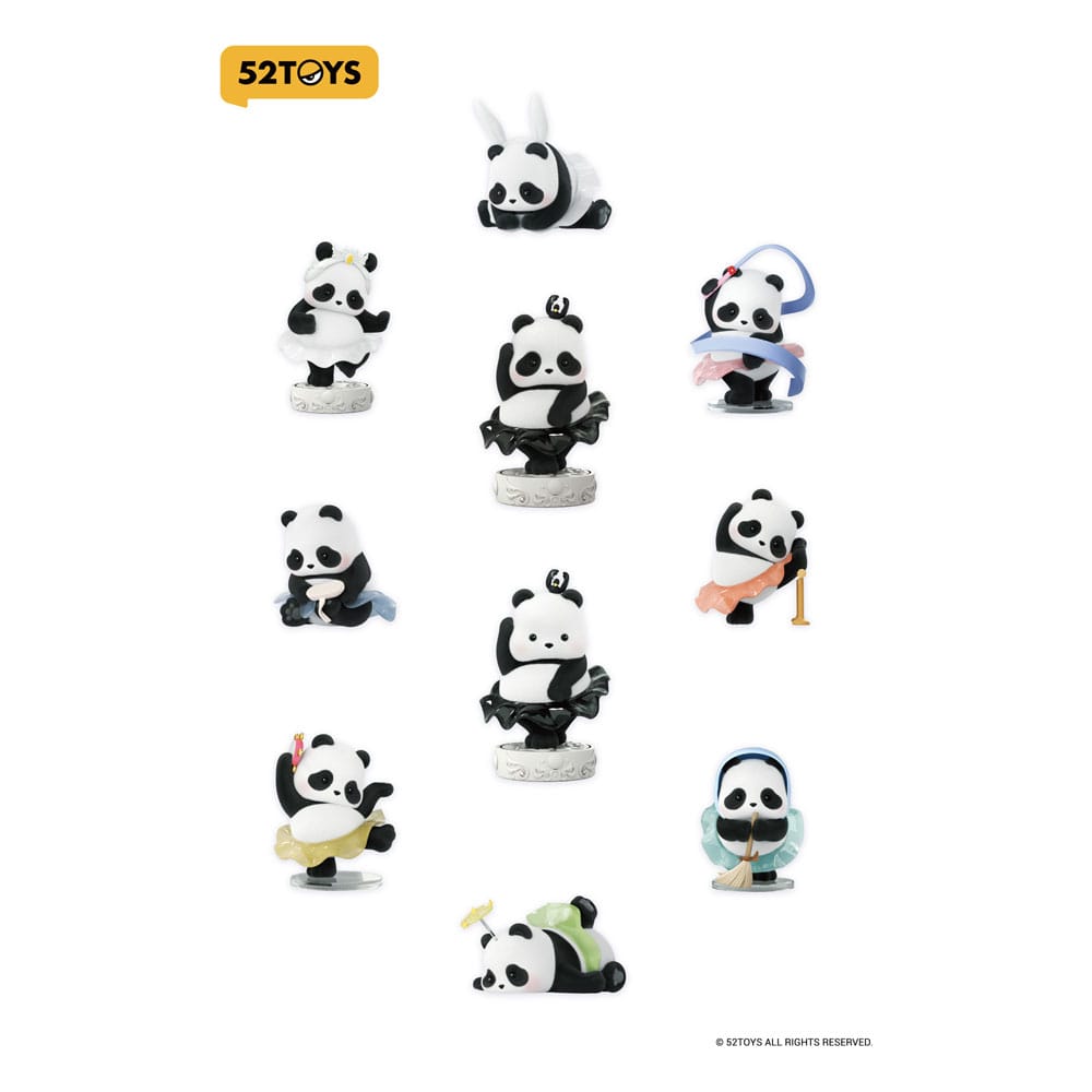 Panda Roll Blind Box Assortiment de figurines Ballet Performance 7 cm (8)