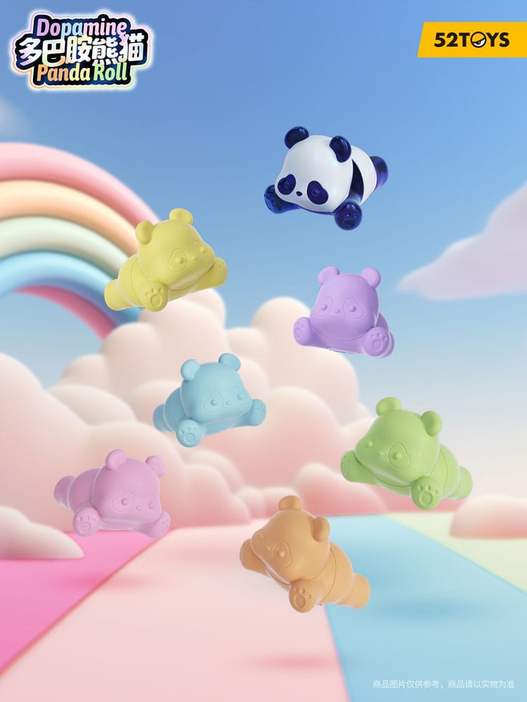 Panda Roll Blind Box Figures Sortiment Dopamin Pandaer 3 cm (6)