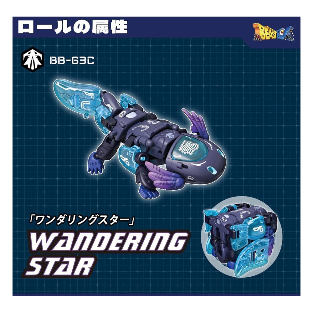 Beastbox Figurkuber BB-63AC Wandering Star (Axolotl) 10 cm