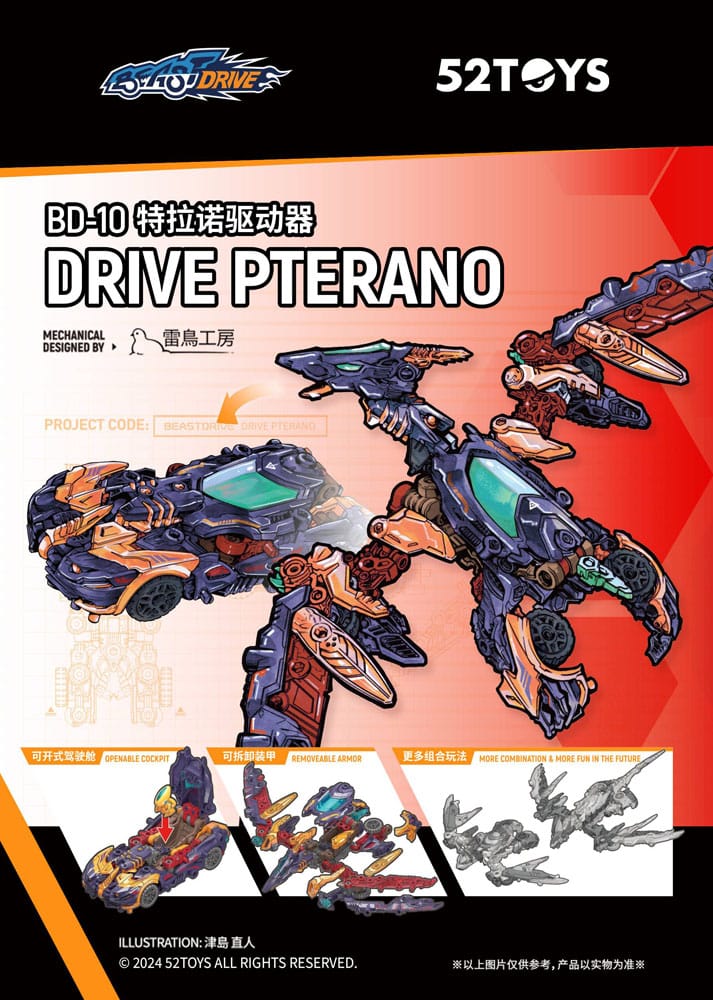 Figura Beastbox BD-10 Drive Pterano 11 cm
