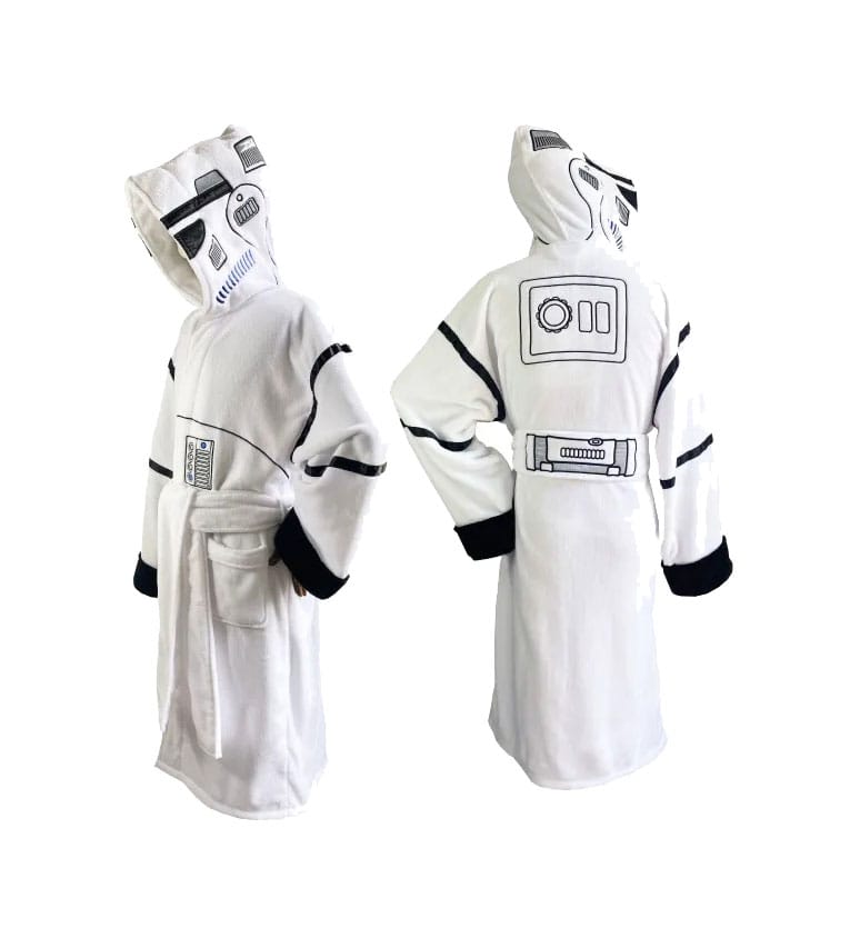 Star Wars Original Stormtrooper Fleece-Bademantel Stormtrooper Weiß