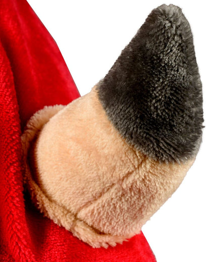 Coperta con cappuccio oversize di Warhammer 40K Squig rossa