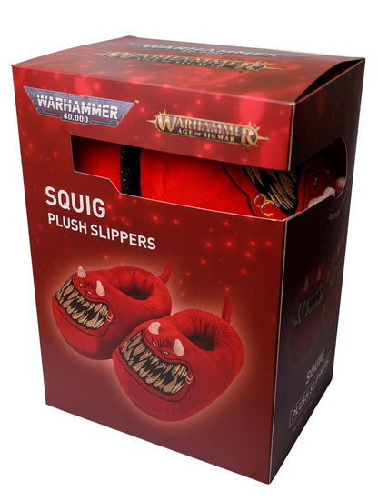 Warhammer 40,000 Chaussons Chaussons Squig Rouge (Taille Unique)