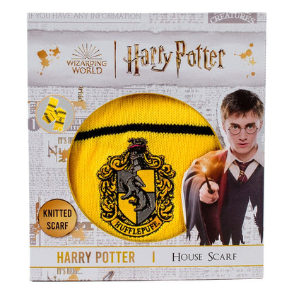 Harry Potter Scarf Hufflepuff Thin Stripes (Boxed) 160 cm