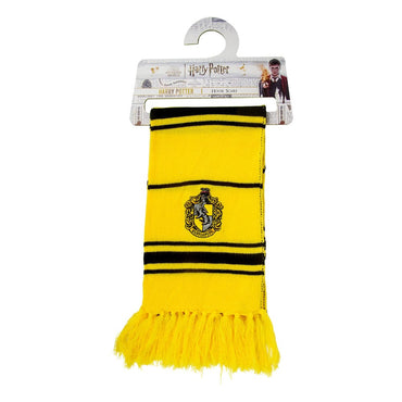 Harry Potter Scarf Hufflepuff Thin Stripes (Hanger) 160 cm