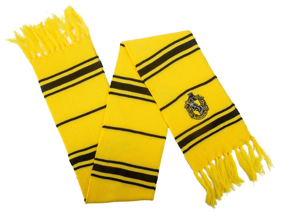 Harry Potter Scarf Hufflepuff Thin Stripes (Hanger) 160 cm