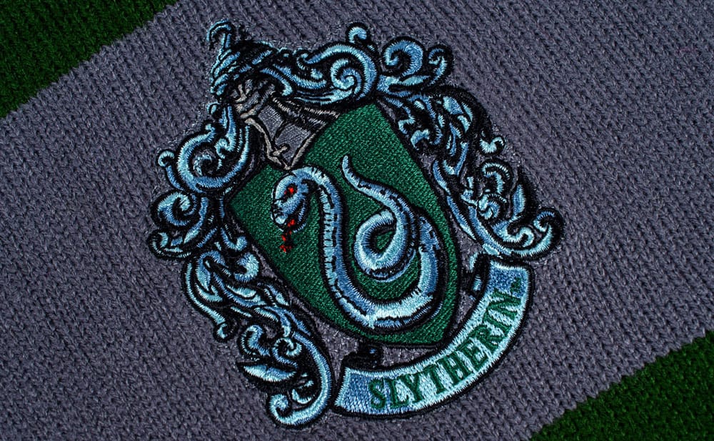 Harry Potter Scarf Slytherin Bold Stripes (Boxed) 160 cm