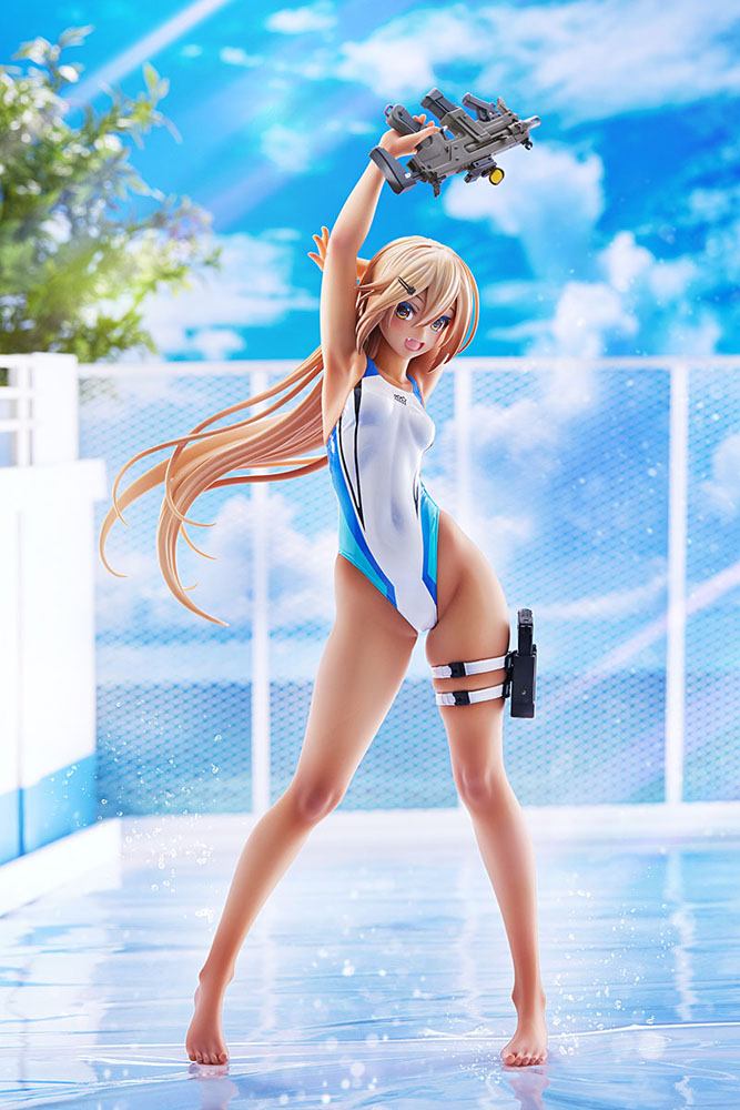 Arms Note PVC Statue 1/7 Kouhai-chan of the Swim Club Blue Line Swimsuit Ver. 29 cm