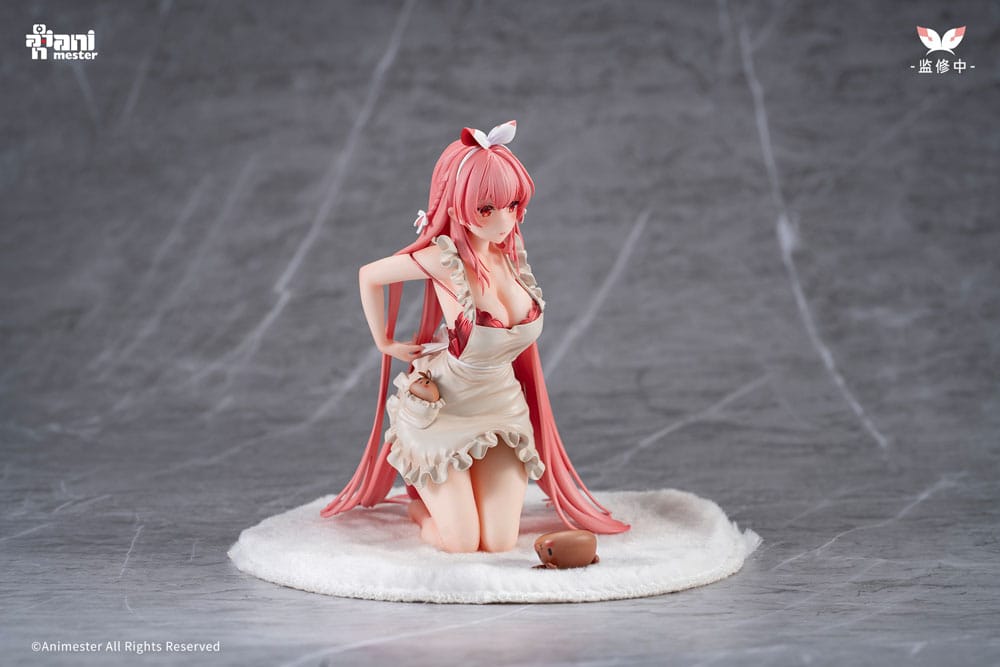 Originalcharakterstatue 1/7 Weißer Kaninchen Rosu 16 cm