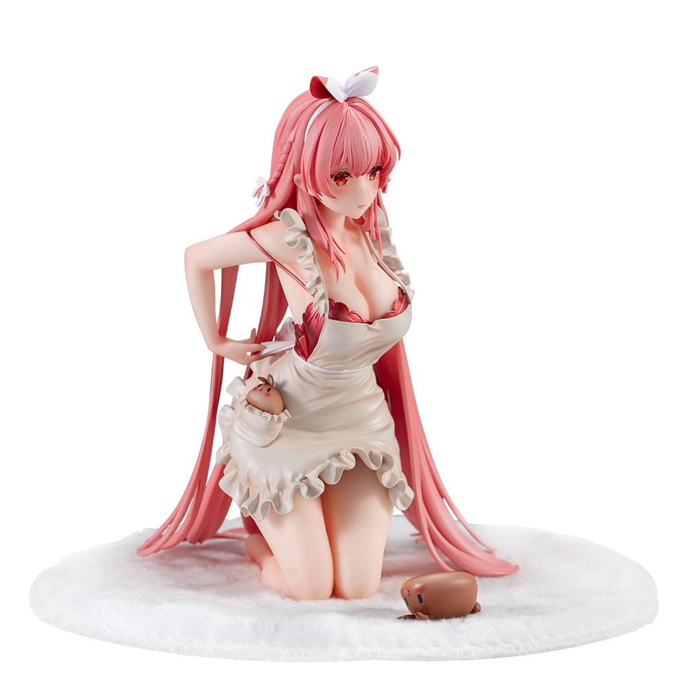Originalcharakterstatue 1/7 Weißer Kaninchen Rosu 16 cm