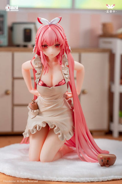 Originalcharakterstatue 1/7 Weißer Kaninchen Rosu 16 cm