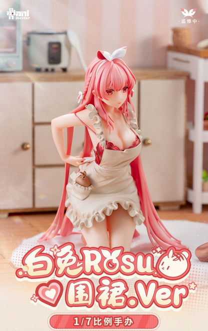 Originalcharakterstatue 1/7 Weißer Kaninchen Rosu 16 cm