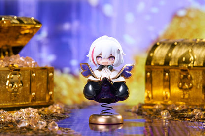 Honkai: Star Rail PVC standbeeld Hu Tao Chibi Topaz & Numby Chibi Chara Yurayura Stand 10 cm