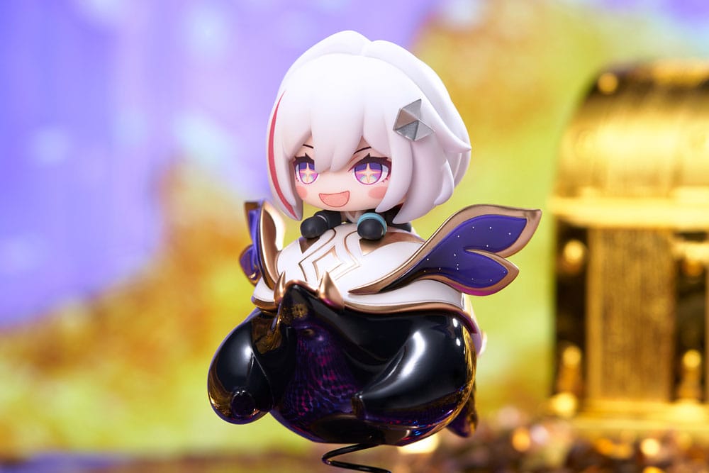 Honkai: Star Rail PVC standbeeld Hu Tao Chibi Topaz & Numby Chibi Chara Yurayura Stand 10 cm