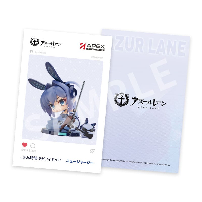 Azur Lane PVC Statue Deformed JUUs Time Chibi New Jersey 8 cm