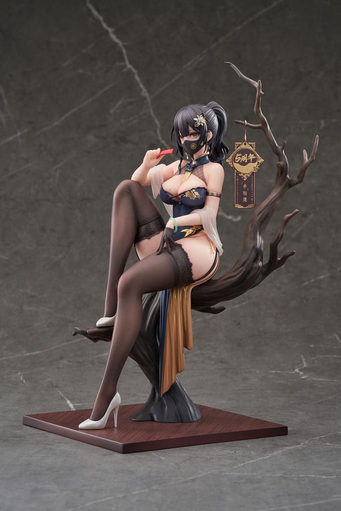 Carattere originale Statue PVC 1/7 Xiami China Dress Genboku Ver. 26 cm